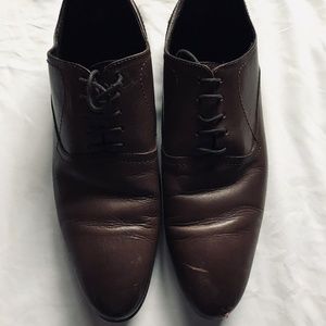 Genuine Leather Dark Brown Oxford
